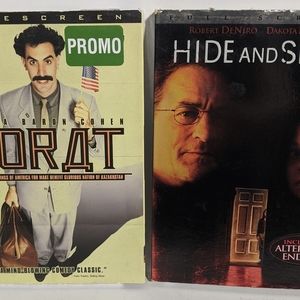 “Borat” and “Hide and Seek” DVDs